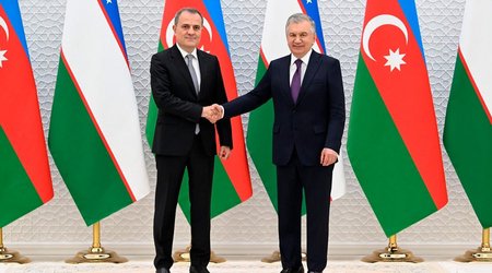 Ceyhun Bayramov Özbəkistan Prezidenti ilə görüşüb