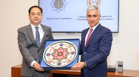 Heydər Əliyev Fondu və Çin Xalq Assosiasiyası arasında əməkdaşlıq müzakirə olunub