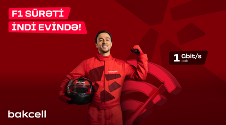 Bakcell "F1 Star" presents the fastest fiber internet in Azerbaijan
