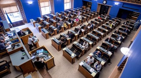 Estonian parliament adopts law allowing use of Russian frozen assets