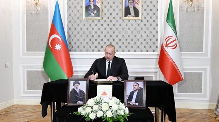 Prezident İbrahim Rəisinin ölümü ilə bağlı İran səfirinə başsağlığı verib