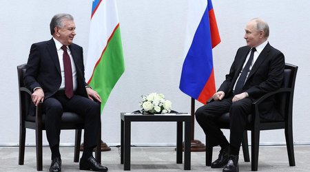 Putin discusses his upcoming visit to Tashkent with Uzbek president