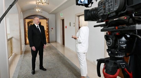 Əliyev “Euronews” televiziyasına müsahibə verib