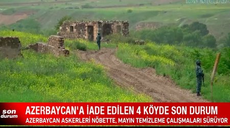 Haber Global airs new footage from four liberated Azerbaijani villages