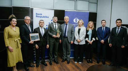 Bank Respublika won an award at the Annual Meeting of the EBRD in Yerevan!