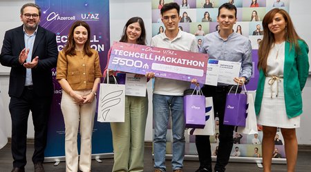 Завершился хакатон «Techcell», проходивший при поддержке Azercell