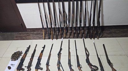 В Имишли обнаружены оружие и боеприпасы
