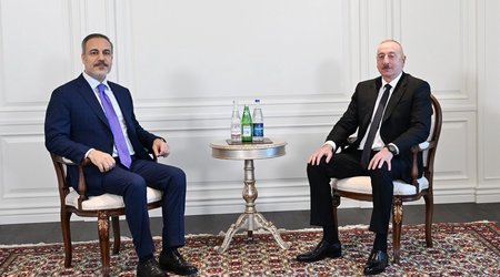 İlham Əliyev Hakan Fidanı qəbul edib - YENİLƏNİB