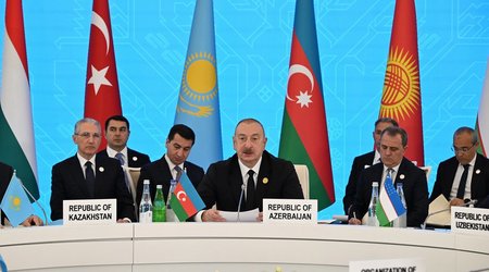 İlham Əliyev TDT-nin dövlət başçılarının qeyri-rəsmi Zirvə görüşündə çıxış edib - Yenilənib