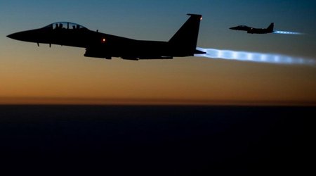 IDF fighter intercepts air target near Israel's southern border
