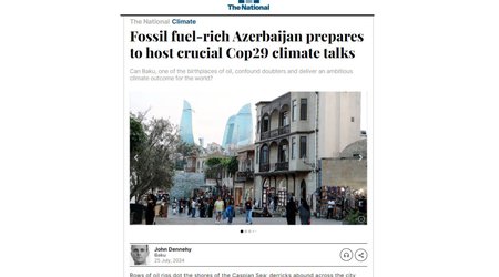 “The National News” COP29-a hazırlıqlardan yazıb