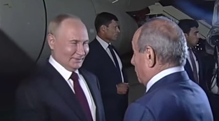 Putin Azərbaycana gəlib