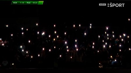 Ermənistan klubunun avrokubok matçında stadionun işıqları sönüb - Video