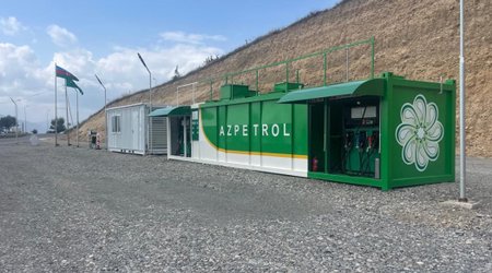 Компания «Азпетрол» открыла модульную АЗС в Лачине