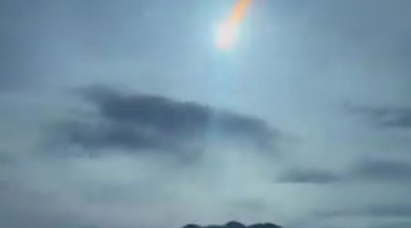 Yerə asteroid düşüb - Video