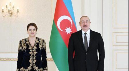 Prezident Əlcəzairin yeni səfirinin etimadnaməsini qəbul edib