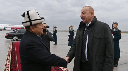 İlham Əliyevin Qırğızıstana səfəri başa çatıb