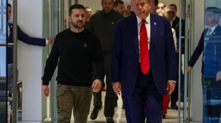 Zelenski Tramp ilə əməkdaşlığı inkişaf etdirməyə razılaşıb 