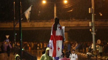 Tbilisidə etirazlar 15 gündür davam edir