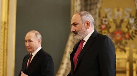 Paşinyan Putin  Aİİ gündəmini müzakirə ediblər