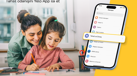 Təhsil ödənişləri Yelo App ilə daha rahatdır