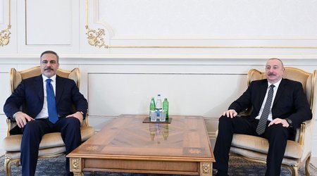 Prezident Hakan Fidanı qəbul edib