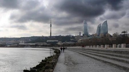 Завтра в Баку будет облачно, в горных районах ожидается снег