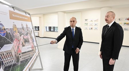 Президент ознакомился с условиями, созданными в спортивном лицее "Вэтэн" после реконструкции