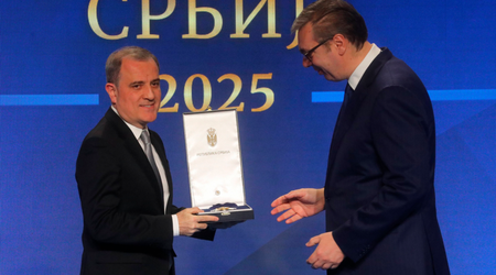 Ceyhun Bayramov “Serbiya Bayrağı” ordeni ilə təltif olunub