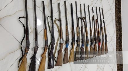 В Билясуваре граждане сдали полиции незаконное оружие
