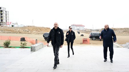 Prezident və xanımının Ağdam səfərindən - Fotolar