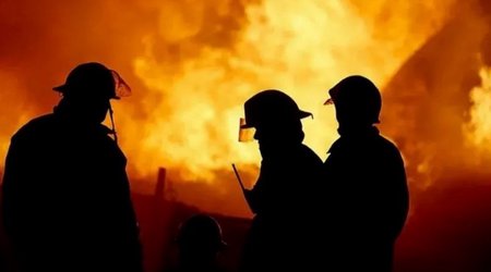 Площадь пожара на нефтебазе в Краснодарском крае увеличилась до 1700 кв. м