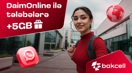 “Bakcell” дарит студентам 5GB с DaimOnline!