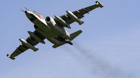В России упал Су-25, летчик жив