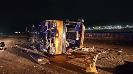 İranda avtobus aşıb,ölənlər var