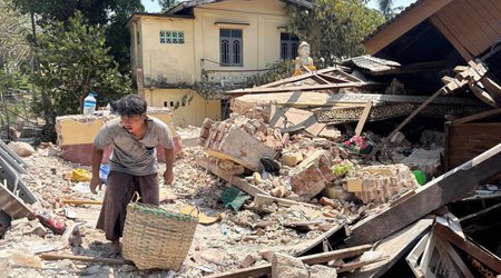 Rusiya xilasediciləri zəlzələdən zərər çəkmiş Myanmada 120-dən çox sakinə kömək ediblər