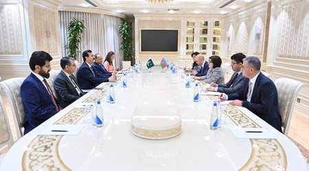 Milli Məclisin sədri pakistanlı həmkarı ilə görüşüb