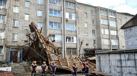 В Красноярском крае более 75 тыс. человек остались без света из-за урагана