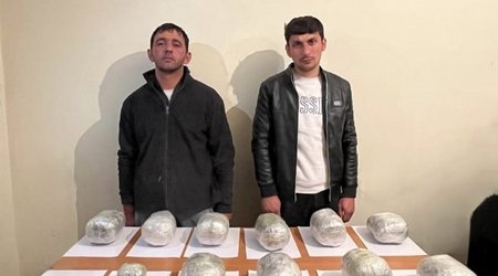 Азербайджанские пограничники предотвратили попытку ввоза из Ирана более 28 кг наркотиков