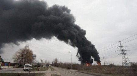 Россия разбомбила дорогу в Белгороде