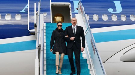 Prezident İlham Əliyev və birinci xanım Türkiyədədir