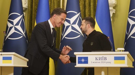 NATO Baş katibi Zelenski ilə görüşüb