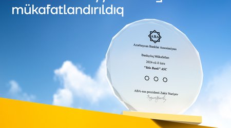 Yelo Bank 2024-cü ildəki fəaliyyətinə görə mükafatlandırıldı