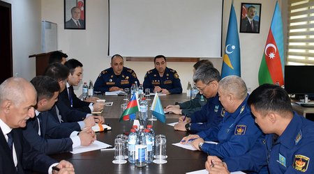 Azərbaycan və Qazaxıstan Hərbi Hava Qüvvələri nümayəndələrinin görüşü olub