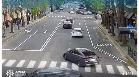 Puşkin küçəsində xüsusi hərəkət zolağı təşkil edilib
