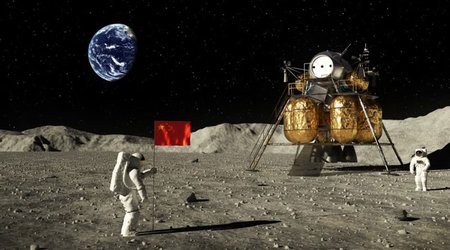 Россия и Китай построят АЭС на Луне