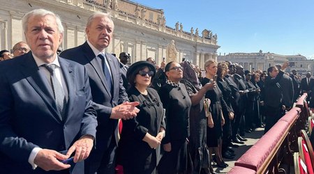 Sahibə Qafarova Roma Papasının dəfn mərasimində iştirak edib