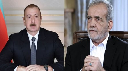 İlham Əliyev Məsud Pezeşkiana başsağlığı verib