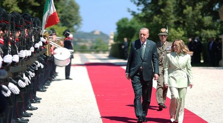 Ərdoğan İtaliyada Meloni ilə görüşüb