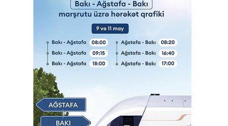 ADY bu xətt üzrə əlavə qatar reysləri təyin edib